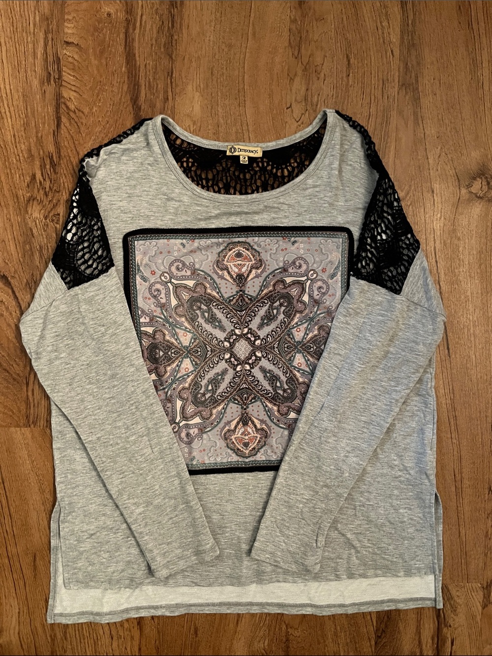 Democracy Back Lace Top